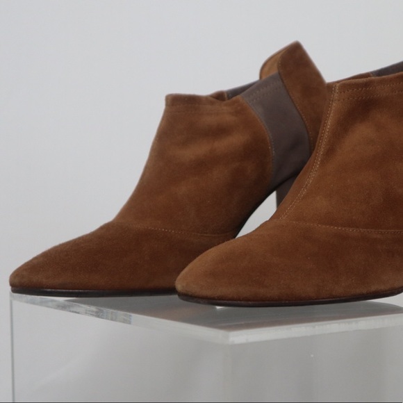 Aquatila brown suede Booties - Picture 3 of 5